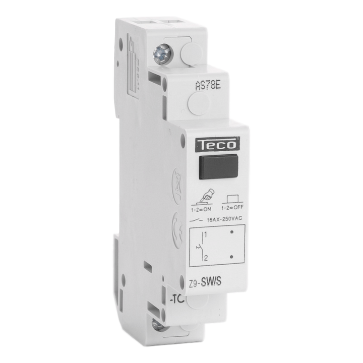 Schakelaar Teco 230VAC 16A 1NO