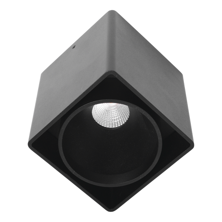 (AS)KUANA 9W carré 2700K Noir