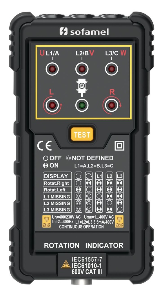 Phase rotation indicator