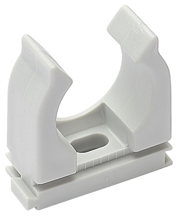 Attache tube plast. ouverte pour tubes de Ø 50mm