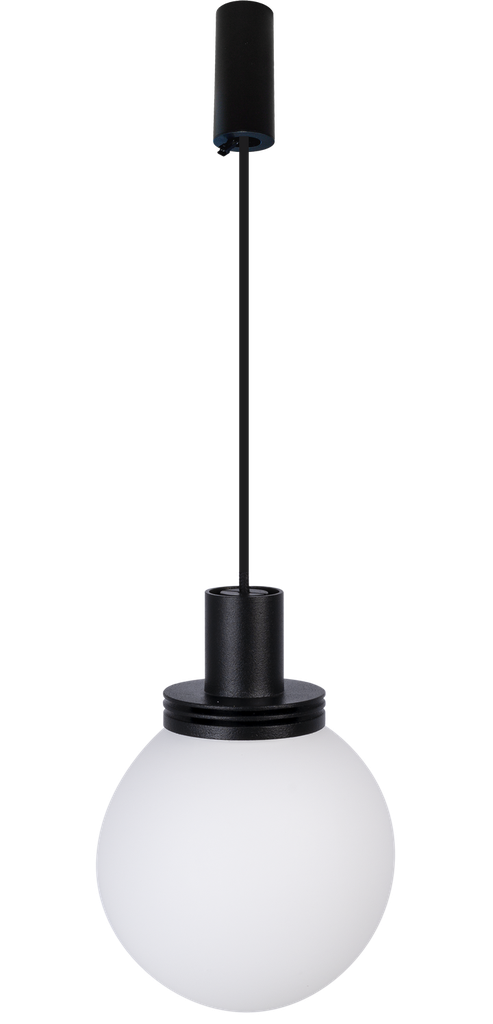 (AS)Pendel bol NAULA 3000K + basis  Phase dim  Schwarz