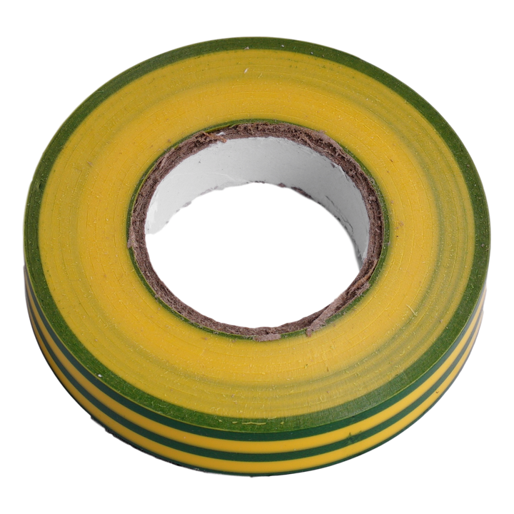 Ruban isolant Autoextinguible Teco 15mm x 0.15mm x 10m VERT-JAUNE
