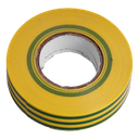 Isolierband selbstverlöschend Teco 19mm x 0.15mm x 25m GRÜN-GELB