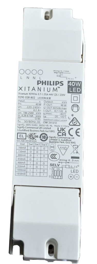 (AS) Xitanium 40W/m 0.7-1.05A 44V DS I 230V