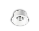Downlight LED EXO 9-12W D140mm 3K-4K IP54 Blanc + Réflecteur Mat (driver intégré)