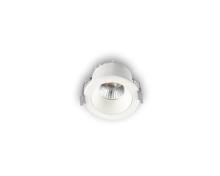 LED-Downlight EXO 6W D84mm 3K-4K IP54 Weiß + Matter Reflektor (integrierter Treiber)