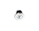 LED Downlight KOMET 4'' 10W 3K-4K IP54 Diffuser + Alu mat - Zonder driver