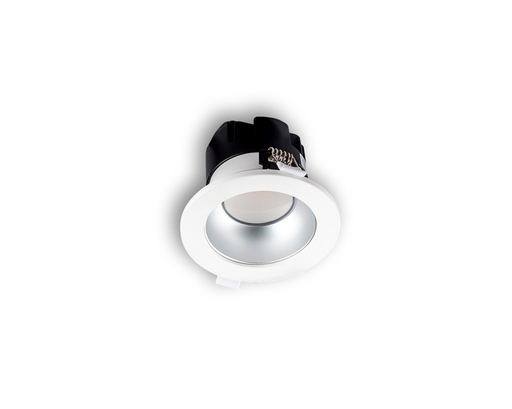 Downlight LED KOMET 6'' 20W 3K-4K IP54 Diffuser + Alu mat - Zonder driver