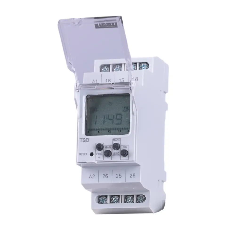 Horloge digitale annuelle 2inv 16A