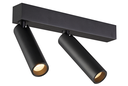 Spot TIBET-2 verstellbarer Deckenstrahler auf Basis 2x7W 2700K 38° (Driver Phase Dim) schwartz