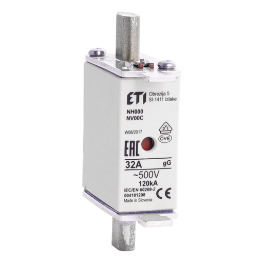 [/004181208] Fusible à couteaux taille 00C gG 32A