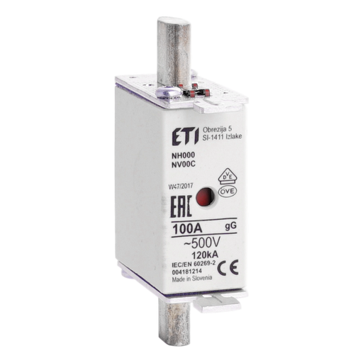 [/004181214] Fusible à couteaux taille 00C gG 100A