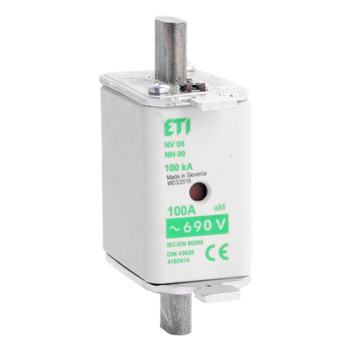 [/004182414] Fusible à couteaux taille 00 aM 100A