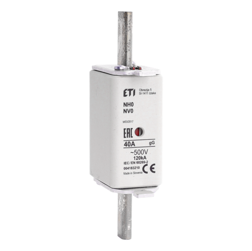 [/004183210] Fusible à couteaux taille 0 gG 40A