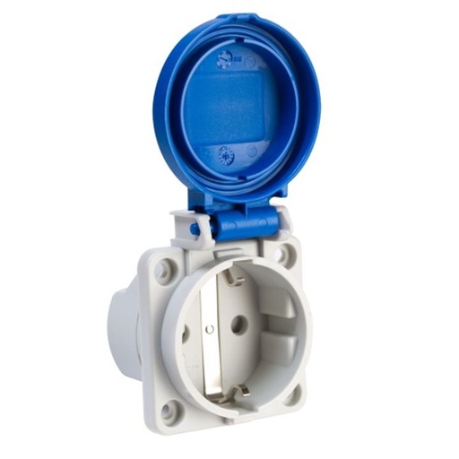 [/00452] IDE IP54 16A 2P+A 230VAC Abgedeckte Buchse