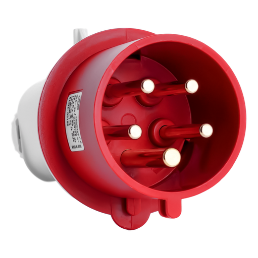 [/03106] IDE IP44 Industriestecker Mobil 3p+N+Erde 32A 415VAC