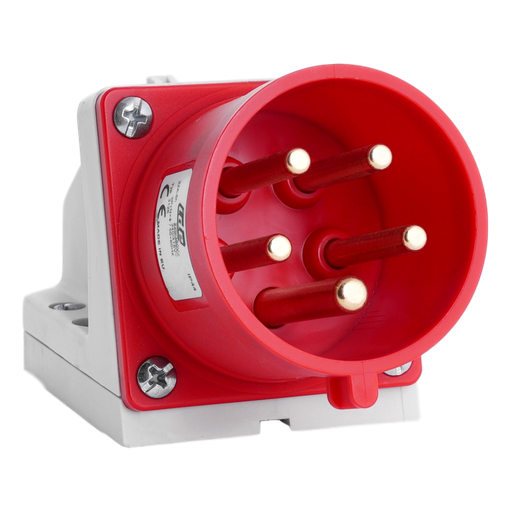 [/03126] IDE CEE 32A 3p+N+T 400VAC IP44 socle mural mâle