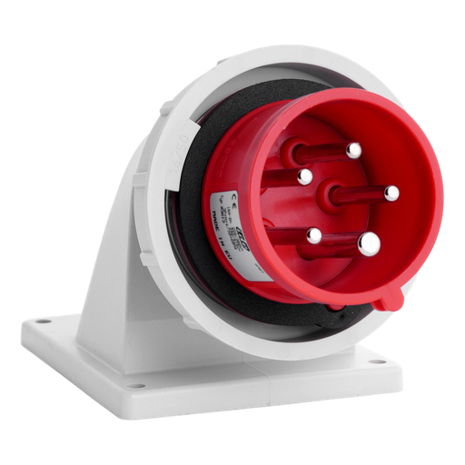 [/03613] IDE CEE 16A 5p 415VAC IP67 socle de racc. encastré