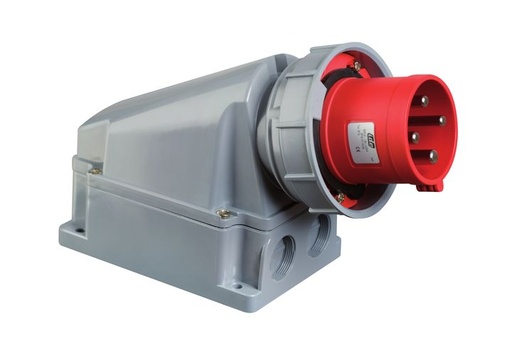 [/03673] IDE CEE 63A 5p 415VAC IP67 opbouw toestelstekker