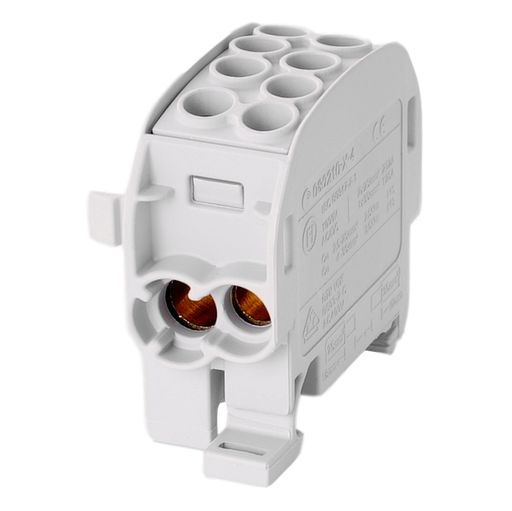 [/080210-0-4] Aftakklem HLAK35 C 1p 2x35, 2x25mm² Cu L grijs