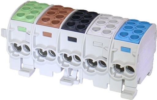 [/080250-1-4] Aftakklem HLAK35 C 4p 2x35, 2x25mm² Cu 3LNPE