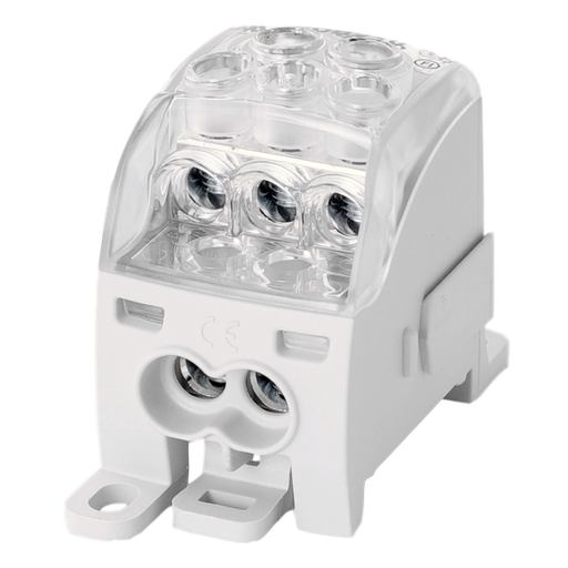 [/082050-0-3] Verdeelklem PDB210 1p 35, 2x25, 3x16mm²  Cu+Al grijs