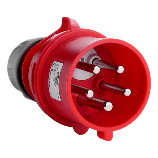 [/08504] IDE IP44 Industriestecker Phasenumkehrer 3P+N+E 32A 415VAC