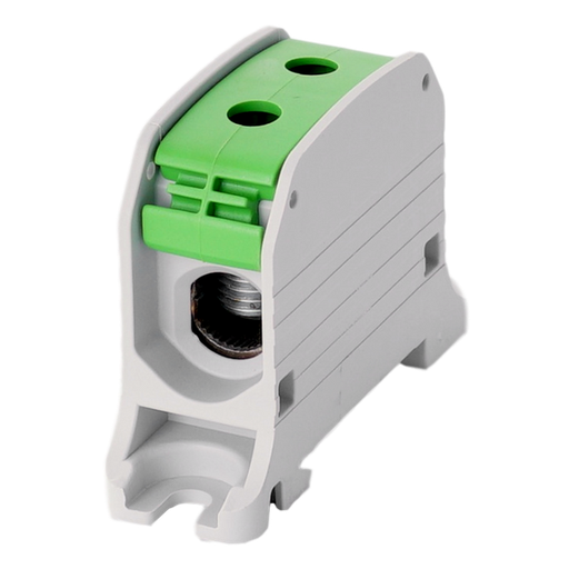 [/087310-2-3] Borne de racc. RKA 1p 50mm² Cu+Al verte