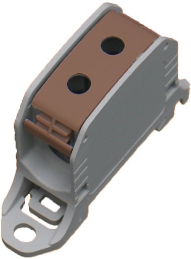 [/087310-3-3] Borne de racc. RKA 1p 50mm² Cu+Al brune