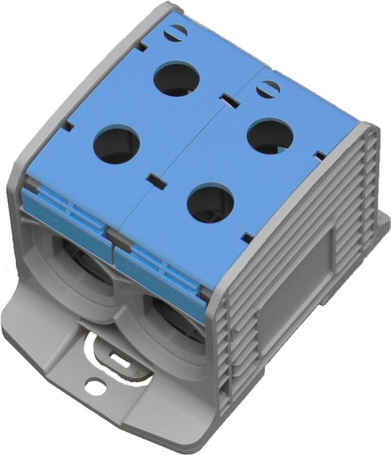 [/087920-4-3] Aansluitklem RKA 1p dubbel 300mm² Cu+Al zwart