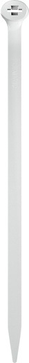 [/1203] Kabelbinder met dubbele vertanding 2-lock 2.5x100 wit