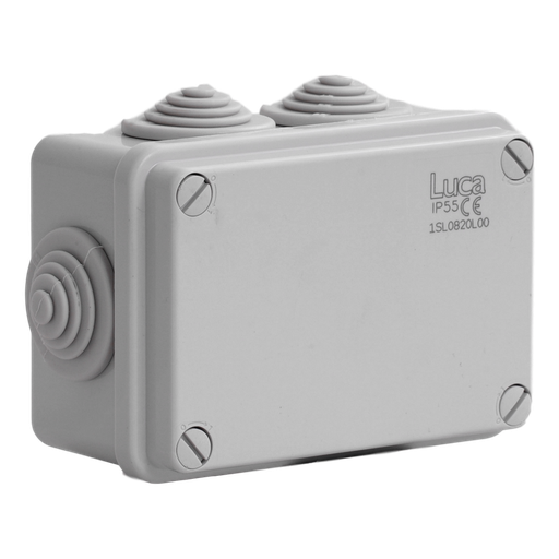 [/1SL0820L00] Aftakdoos IP55 met univers. ingangen   105x70x50 1/4T