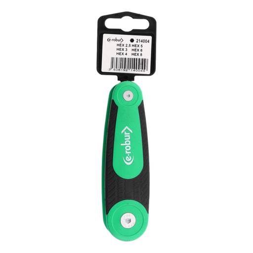 [/214004] Set van 6 uitdraaibare HEX inbussleutels (2,5 tot 8 mm)