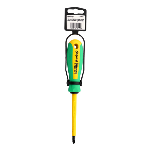 [/221105] Insulated Pozidriv® screwdriver 1000 v n°2 6,0x100 mm