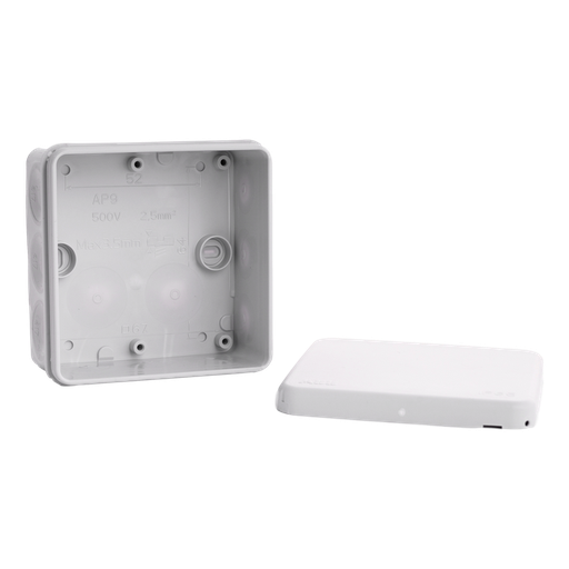 [/3040111] Aftakdoos IP65 2komp. ap9/g 86x86x39mm