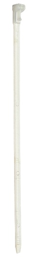 [/5352] Kabelband zwart 250 x 7,5 herbruikbaar