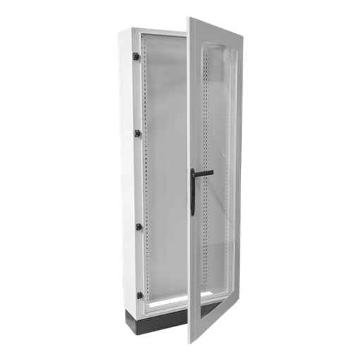 [/55SUP192-240PTW] ATL+ metalen vloerkast IP55 181cm transpar. deur