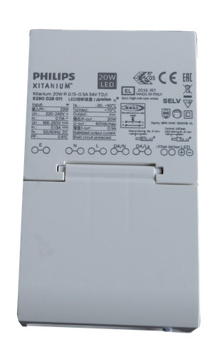 [/9290028011-500-C] (AS)Xitanium 20W R DALI 500mA + male con.