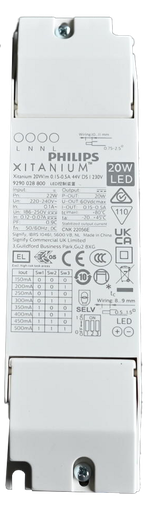 [/929002880006-C] (AS)Xitanium 20W Fixed 0.15-0.5A 44V DS + male con.