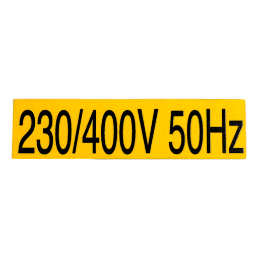 [/AUTO230400V50HZ] Zelfklever 230/400V  50 Hz