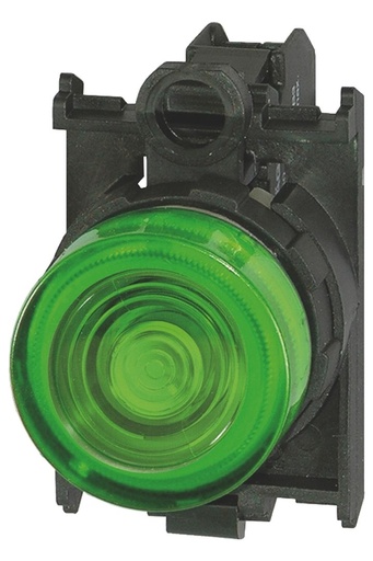 [/B3RGNL230] Lens cap green, low lens with metal bezel 230V