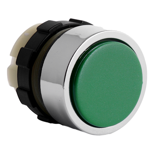 [/BC3DGN] Push button green B&J with chrome ring
