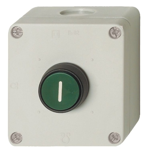 [/BG10GN] ON push button green-I, encl.