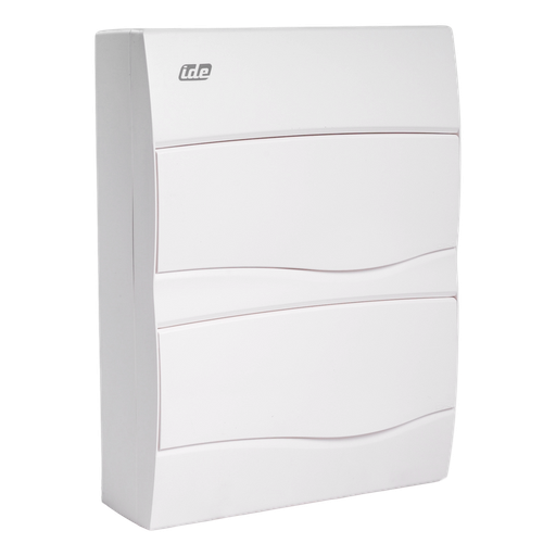 [/BV24PO/RR] Opbouw kast IP40 Combi volle deur 24 modules + aardrail