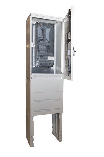 [/CB.00.T.] (AS)  Sidewalk service box DIN00 with 25D60