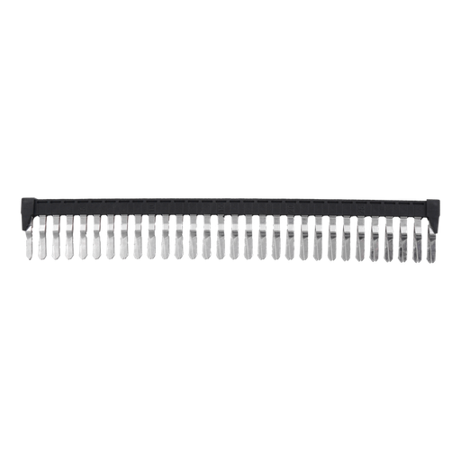 [/CO172104] Zwarte kamgeleider SQI voor 30 klemmen SRK  2,5mm²