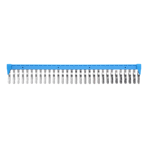 [/CO172105] blauwe kamgeleider SQI voor 30 klemmen SRK 2,5mm²