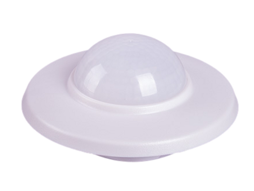 [/CSENS200036054] Détecteur de mouvement blanc PIR apparent IP54 + Télécommande