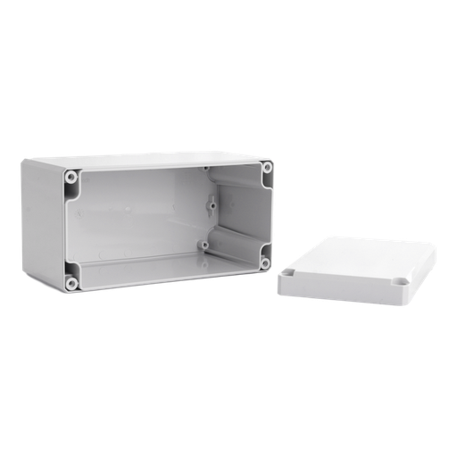 [/DPCP081609G] Cubo D Polycarbonat Gehäuse 80x160x86 Deckel G. Seite Voll
