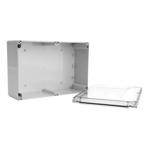 [/DPCP162409T] Cubo D Polycarbonat Gehäuse 160x240x91 Deckel T. Seite Voll